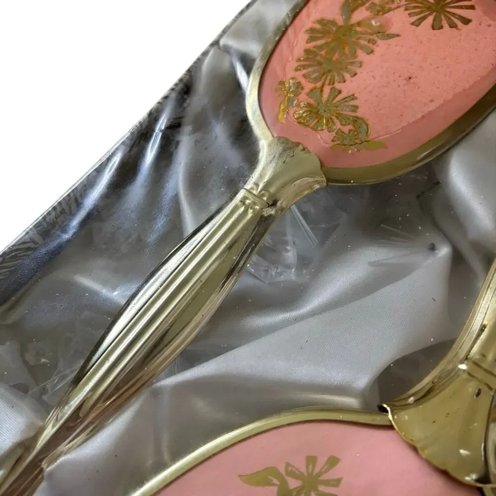 Vintage Mirror Brush & Comb Set By Aljen *Read*